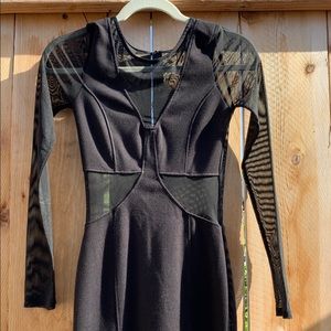 ✨mesh cut-out bodycon dress✨